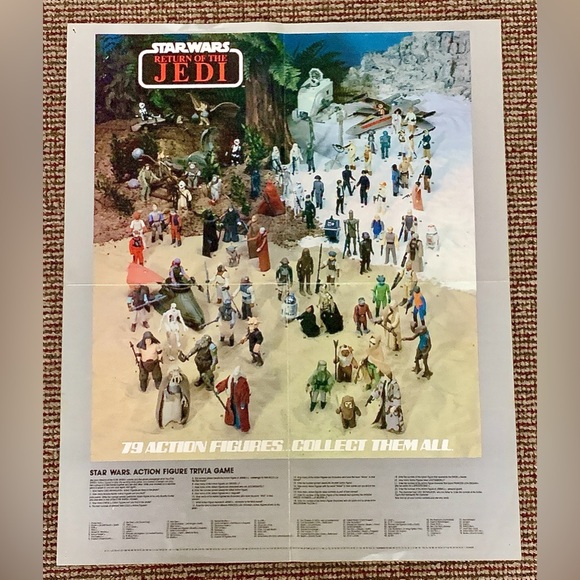 1984 Vtg Officially Licensed Lucasfilm Double Sided Star Wars Is Forever Poster - Picture 8 of 9